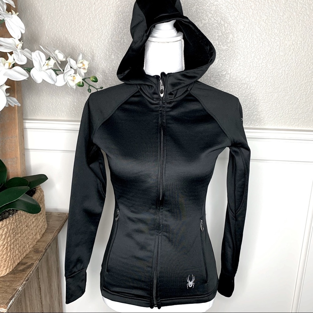 Spyder Full Zip Fleece Jacket with Hoodie XS